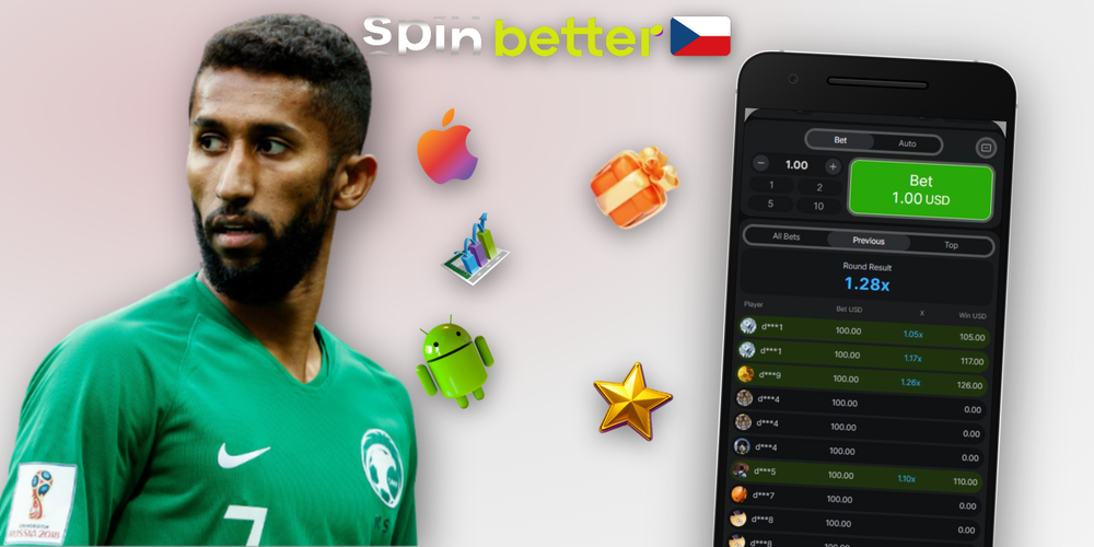 Diagram rozhraní Aviator app na Spinbetter s popisky dual bet, auto-cashout a chatu hráčů