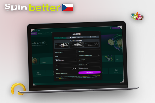 Ověření totožnosti pro Spinbetter CZ registrace – focení dokladu mobilním telefonem